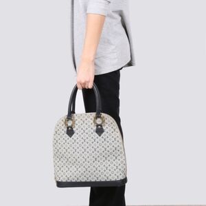 Unique Authenthic Louis Vuitton Mini Lin Navy Blue Monogram Alma Haunt Tall Dome